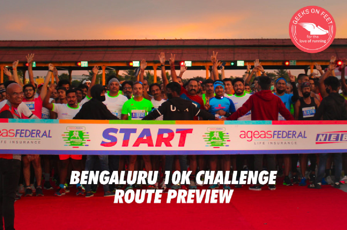 Bengaluru 10K Challenge 2022 Route Preview