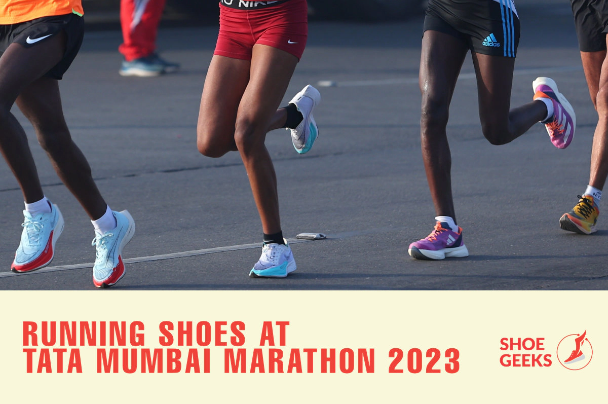 Running Shoes at Tata Mumbai Marathon 2023