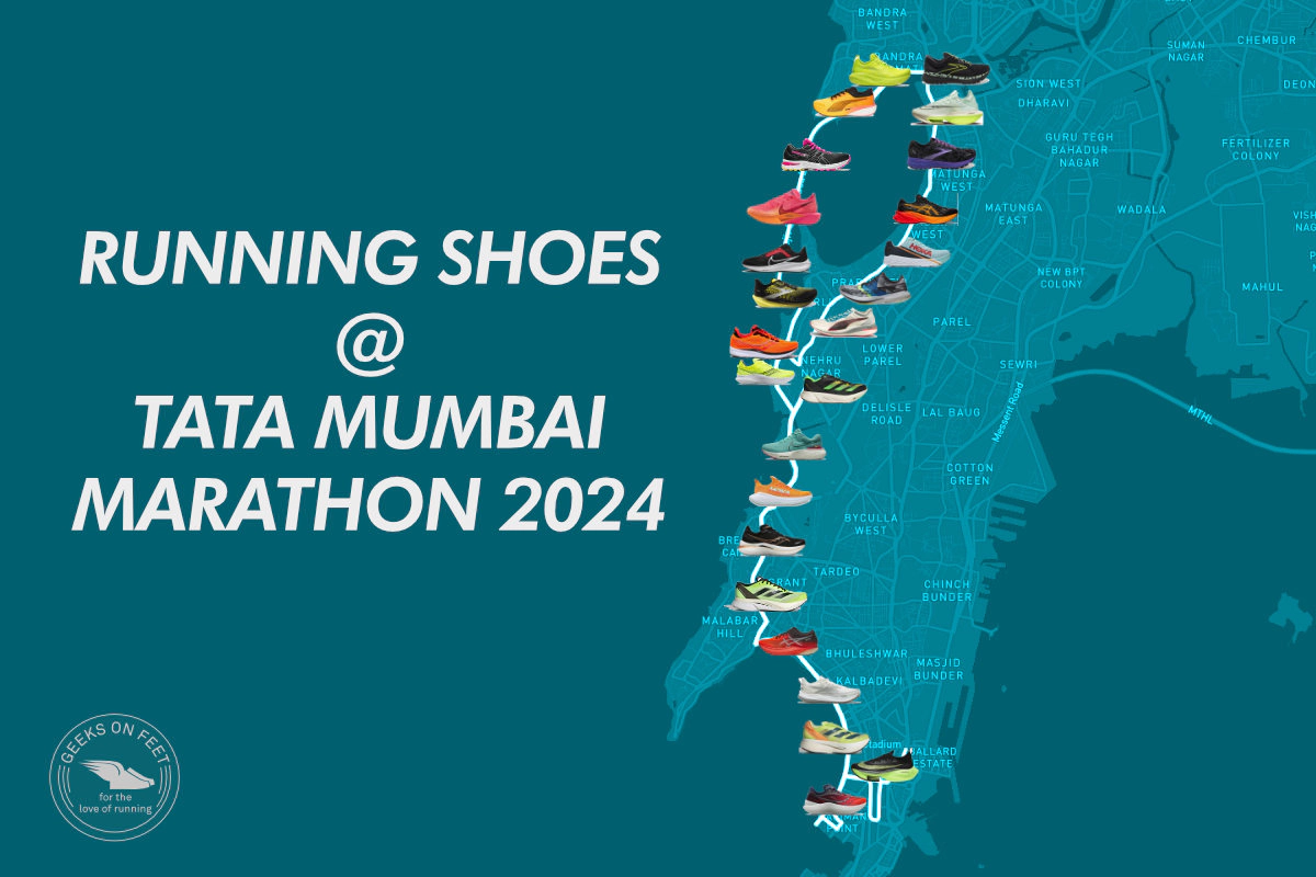 Running Shoes at Tata Mumbai Marathon 2024