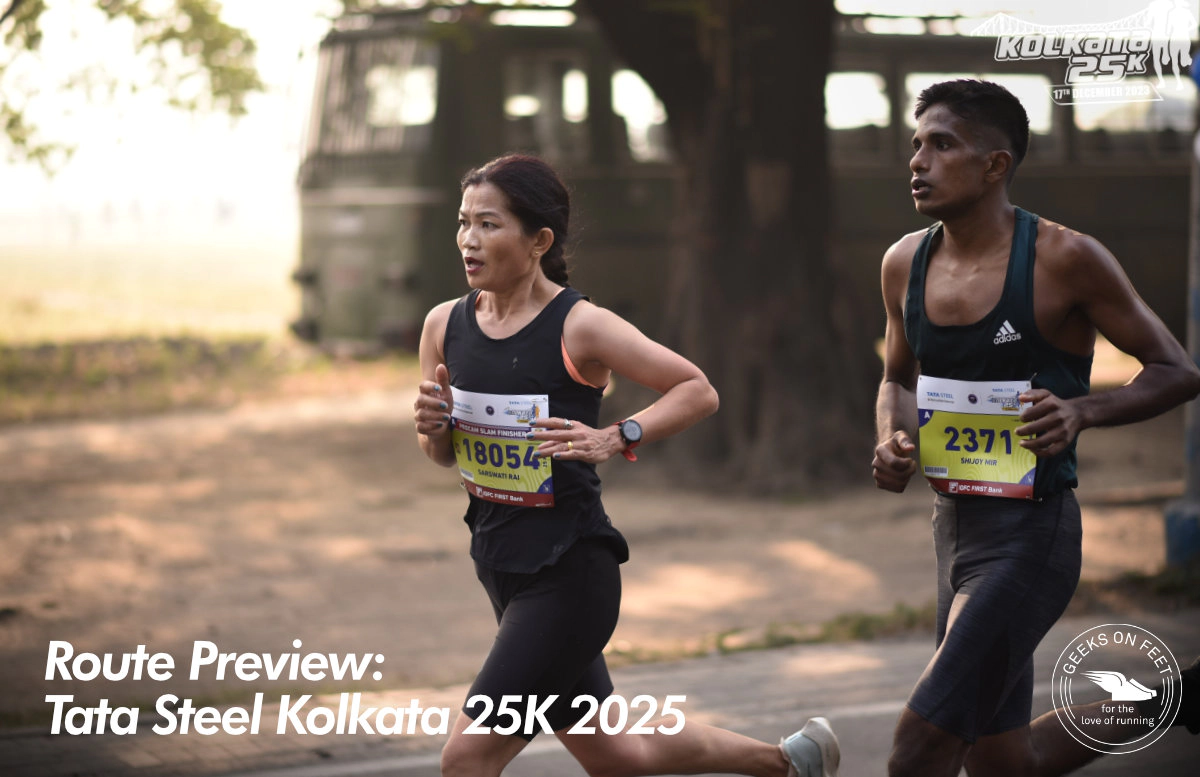 Tata Steel Kolkata 25K 2025 Route Preview