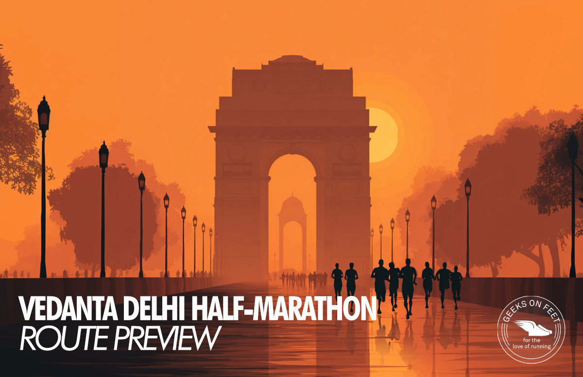 Vedanta Delhi Half Marathon 2025 Route Preview
