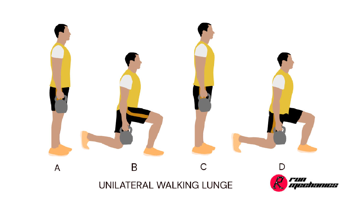 Unilateral Walking Lunge (Suitcase Lunge)